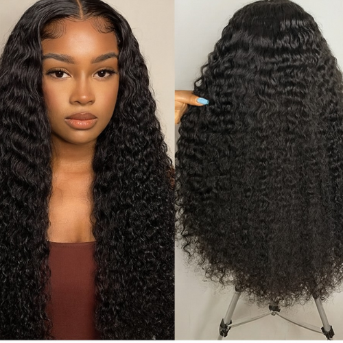 Burmese Curly Raw Hair 13x4 Frontal Wigs